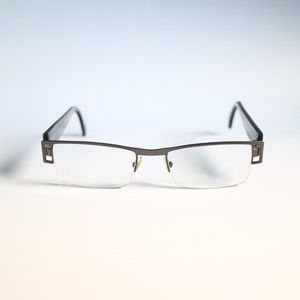 Bellinger Denmark crocodile E-M7 51-18 130 C75 eyeglasses half frames eyewear N6